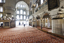 Blue Mosque Interior View 3