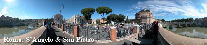 Rome: S'Angelo & San Pietro Panorama