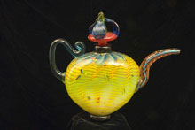 VR Glass teapot sculpture