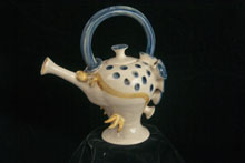 Whimsical Animal Art Teapot
